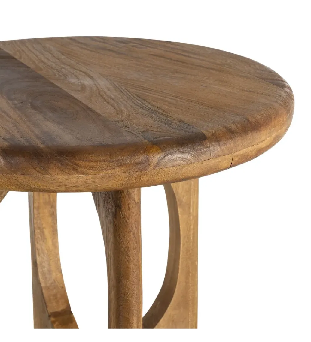 Stolik kawowy KONECEN 55 cm drewno mango*Zona-Design Best