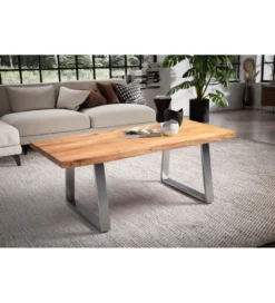 Stolik kawowy KORNEL 120 cm drewno akacja*WOHNLING, GERMANY Best
