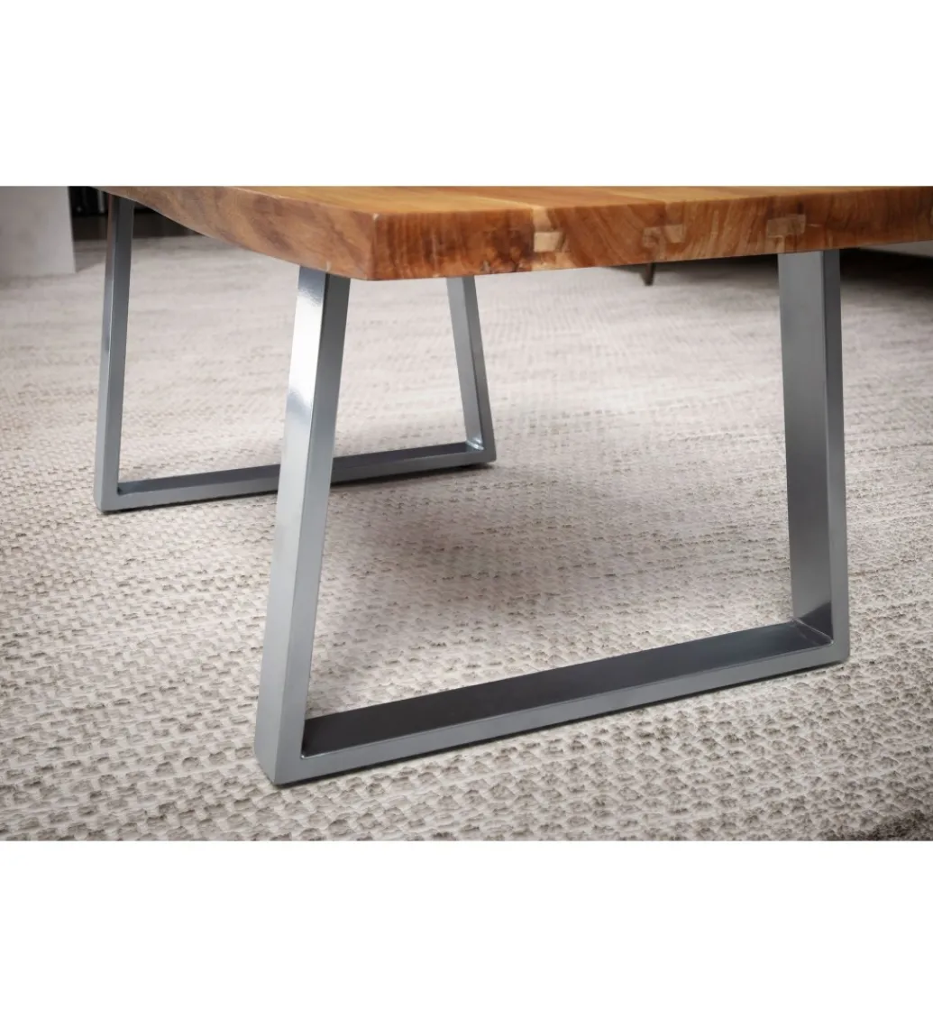Stolik kawowy KORNEL 120 cm drewno akacja*WOHNLING, GERMANY Best