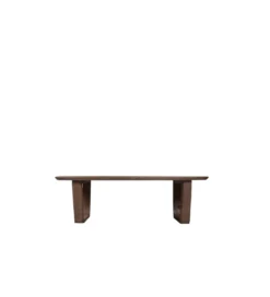 Stolik kawowy KORTE 130 cm drewno mango brązowe*LF-Design