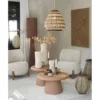 Stolik kawowy KULONA 60 cm pomarańczowy*L&L Online