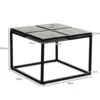 Stolik kawowy LAILA 58 cm czarny*WOHNLING, GERMANY Discount