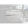 Stolik Kawowy Leaf 80 Cm srebrny*Invicta Interior New