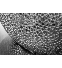 Stolik Kawowy Leaf 80 Cm srebrny*Invicta Interior New