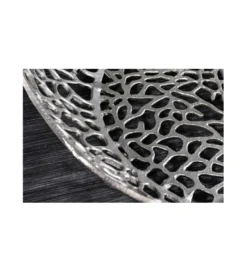 Stolik kawowy LEAF 74 cm srebrny*Invicta Interior Best