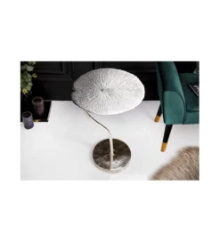 Stolik kawowy Leaf 42 cm srebrny*Invicta Interior Best