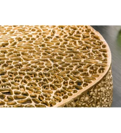 Stolik Kawowy Leaf 80 Cm złoty*Invicta Interior Sale