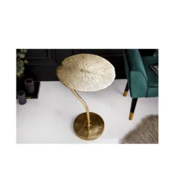 Stolik kawowy Leaf 42 cm złoty*Invicta Interior Clearance
