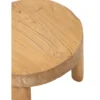 Stolik kawowy LEONI set 2 drewno teak*J-Line