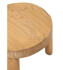 Stolik kawowy LEONI set 2 drewno teak*J-Line