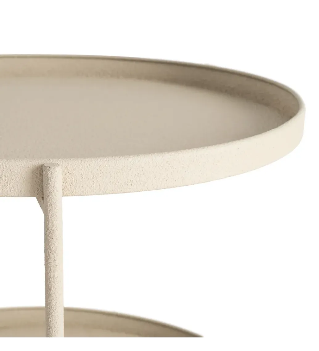 Stolik kawowy LETIT 66 cm beżowy*Zona-Design Sale