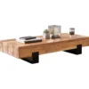 Stolik kawowy LONDA 130 cm drewno akacja*WOHNLING, GERMANY Outlet