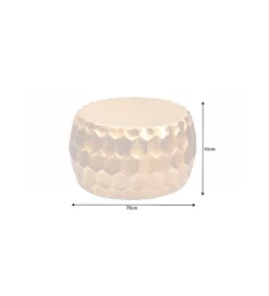 Stolik kawowy LORENZO 70 cm złoty*Invicta Interior Online