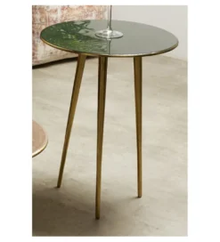 Stolik kawowy Luma 40 cm zielony*Imeri Outlet