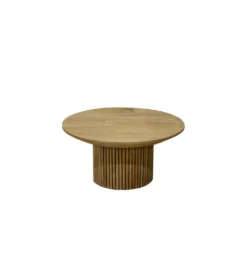 Stolik kawowy LUSAN 80 cm drewno teak*LF-Design Best