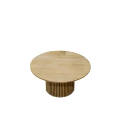 Stolik kawowy LUSAN 80 cm drewno teak*LF-Design Best