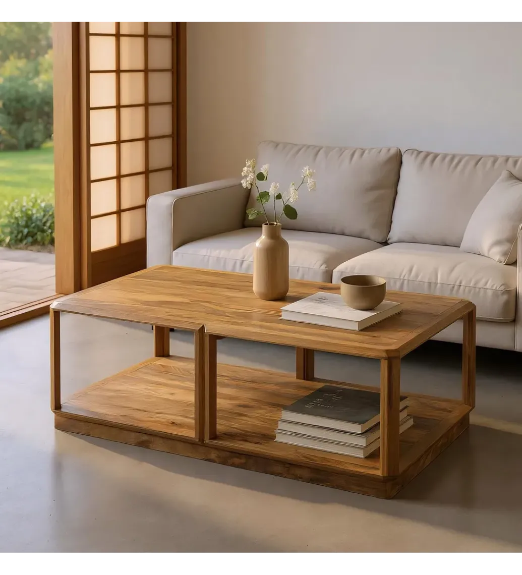 Stolik kawowy LUTERY 130 cm drewno mango*Zona-Design Best