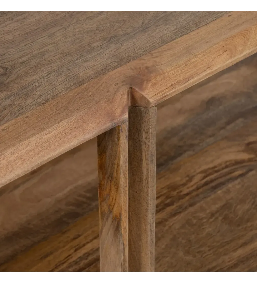 Stolik kawowy LUTERY 130 cm drewno mango*Zona-Design Best