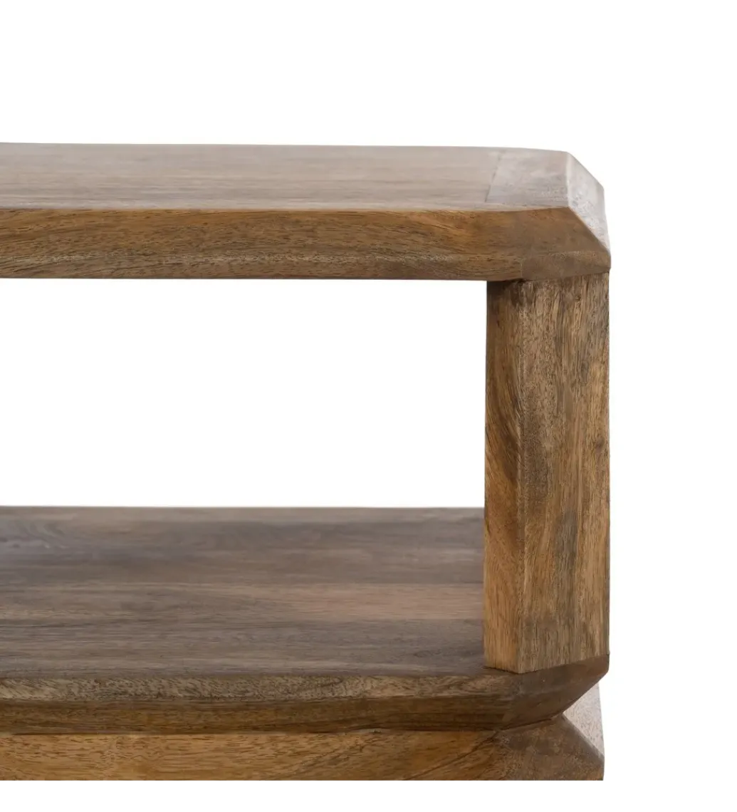 Stolik kawowy LUTERY 40 cm drewno mango*Zona-Design Outlet