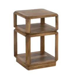 Stolik kawowy LUTERY 40 cm drewno mango*Zona-Design Outlet