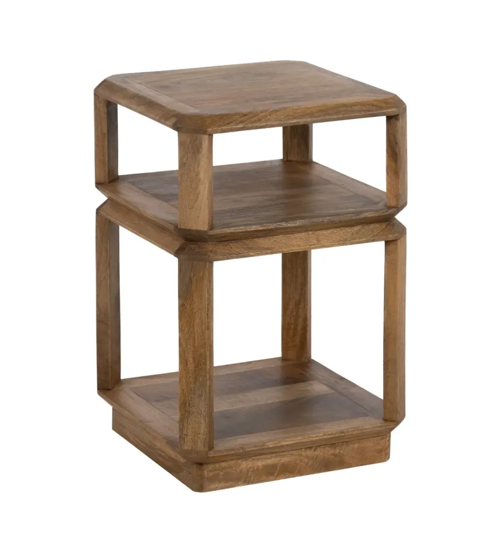 Stolik kawowy LUTERY 40 cm drewno mango*Zona-Design Outlet