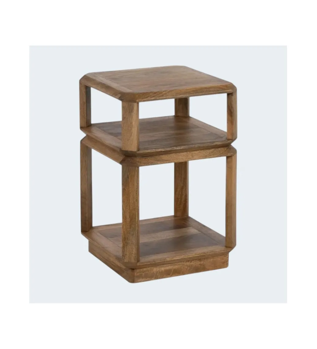 Stolik kawowy LUTERY 40 cm drewno mango*Zona-Design Outlet