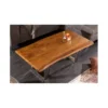 Stolik kawowy Maamut 110 cm drewno akacja honey*Invicta Interior Clearance