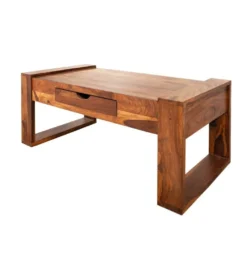 Stolik kawowy Markant 100 cm drewno Sheesham*Invicta Interior