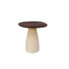 Stolik kawowy MARONI  50 cm drewno mango brąz*LF-Design New