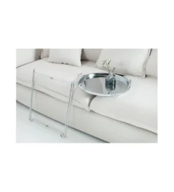 Stolik kawowy Marrakech srebrny*Invicta Interior Outlet