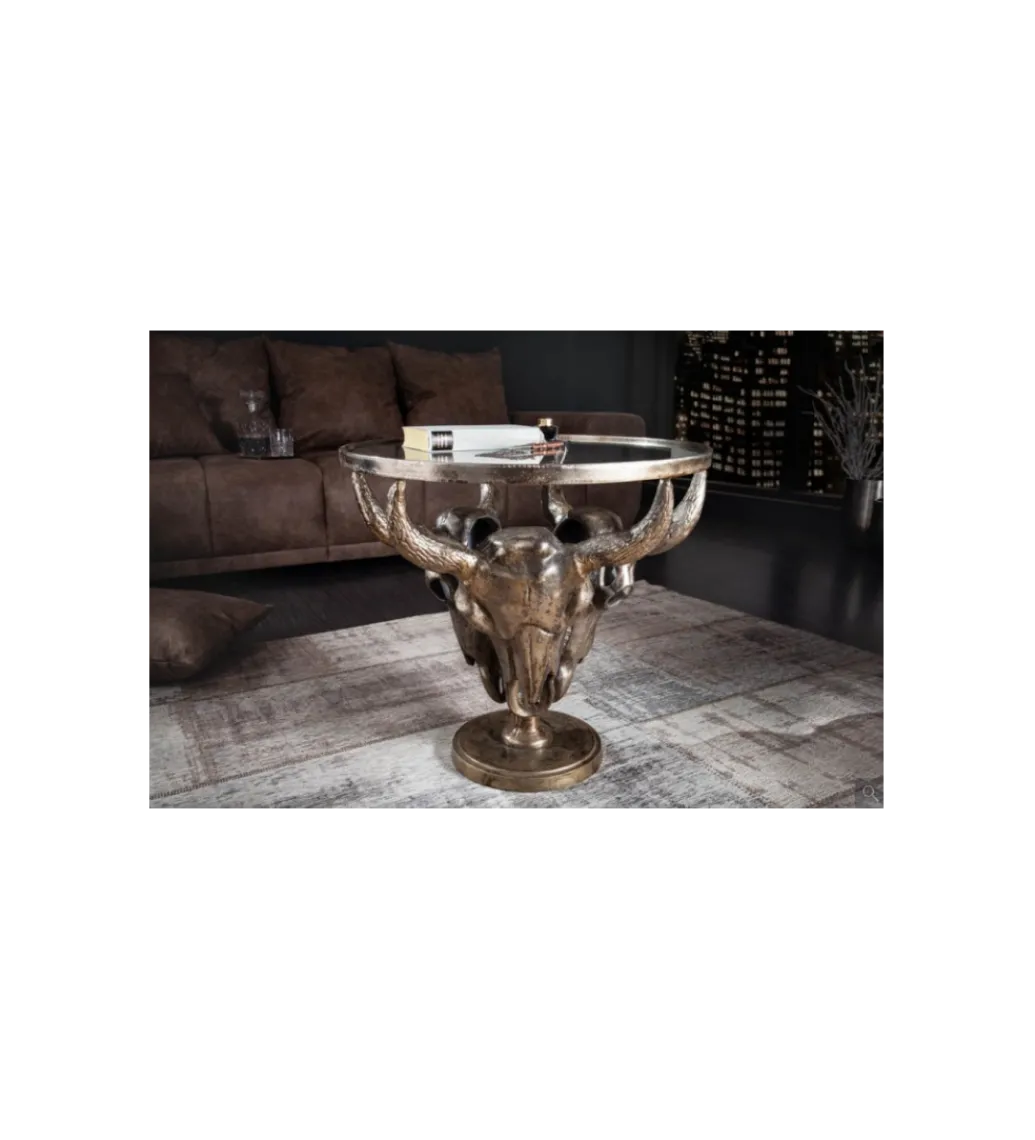 Stolik kawowy Matador 56 cm brązowy*Invicta Interior Sale