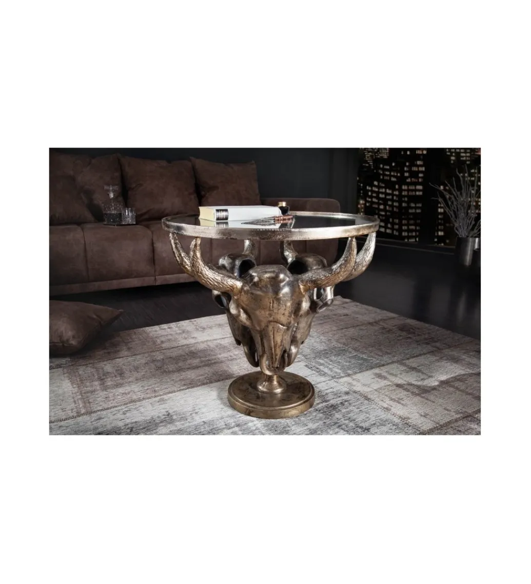 Stolik kawowy Matador 56 cm brązowy*Invicta Interior Sale