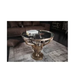 Stolik kawowy Matador 56 cm brązowy*Invicta Interior Sale