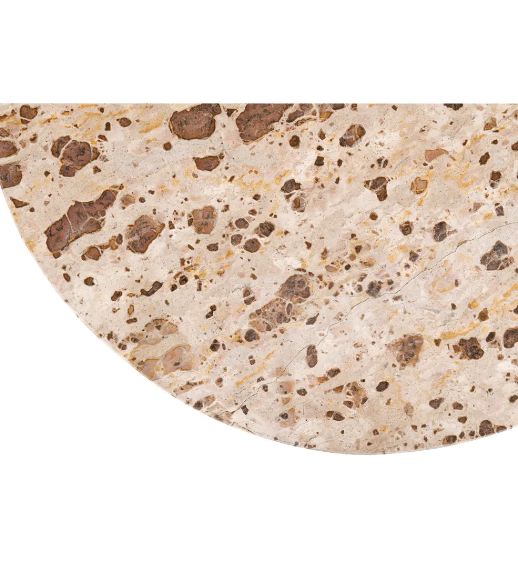Stolik kawowy MATHILDE 90 cm w optyce marmuru*J-Line Sale