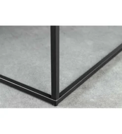 Stolik kawowy MENSA 60 cm w optyce marmuru biały*Invicta Interior Best