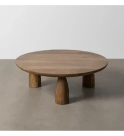 Stolik kawowy MENT 90 cm drewno mango*Zona-Design