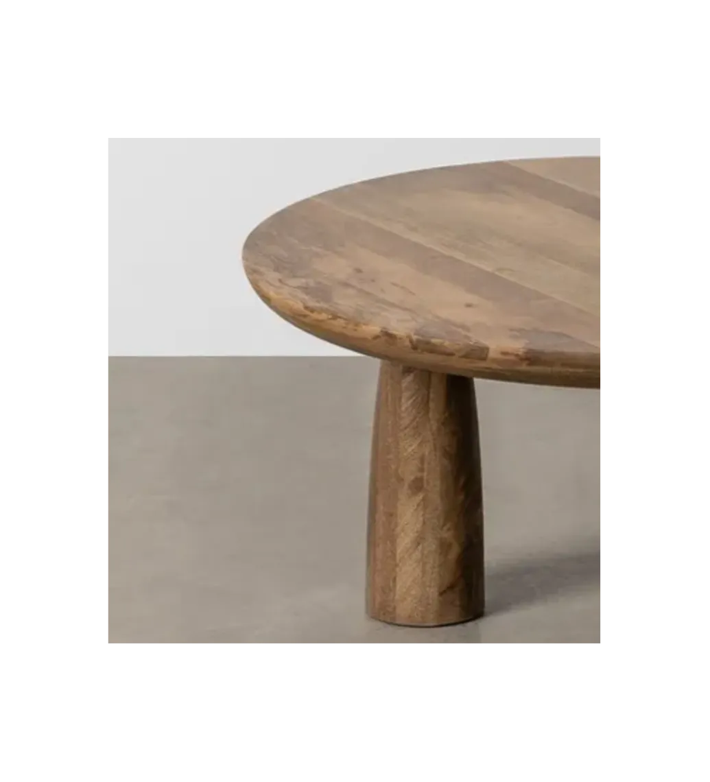 Stolik kawowy MENT 90 cm drewno mango*Zona-Design