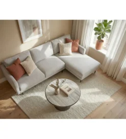 Stolik kawowy MESMERIT 60 cm blat marmur*WOHNLING, GERMANY Online