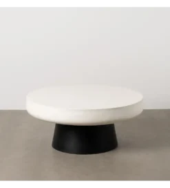 Stolik kawowy MESNAMOTI 91 cm czarnobiały*Zona-Design Sale
