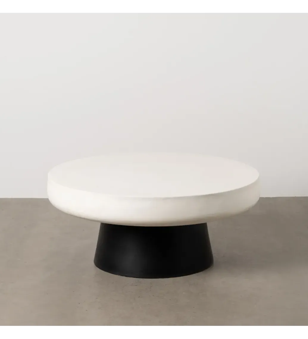 Stolik kawowy MESNAMOTI 91 cm czarnobiały*Zona-Design Sale