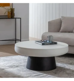 Stolik kawowy MESNAMOTI 91 cm czarnobiały*Zona-Design Sale