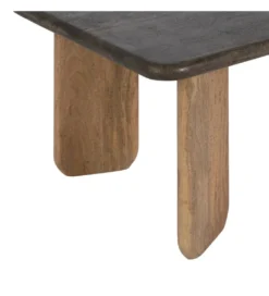 Stolik kawowy MEZNATRE 120 cm drewno mango brązowe*DENZO