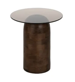 Stolik kawowy MIRIN 50 cm drewno mango brązowy*Zona-Design Best