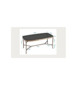 Stolik kawowy MISTRAL 128 cm szklany*KARE Best
