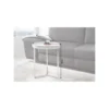 Stolik kawowy Modular 40 cm biało srebrny*Invicta Interior Clearance