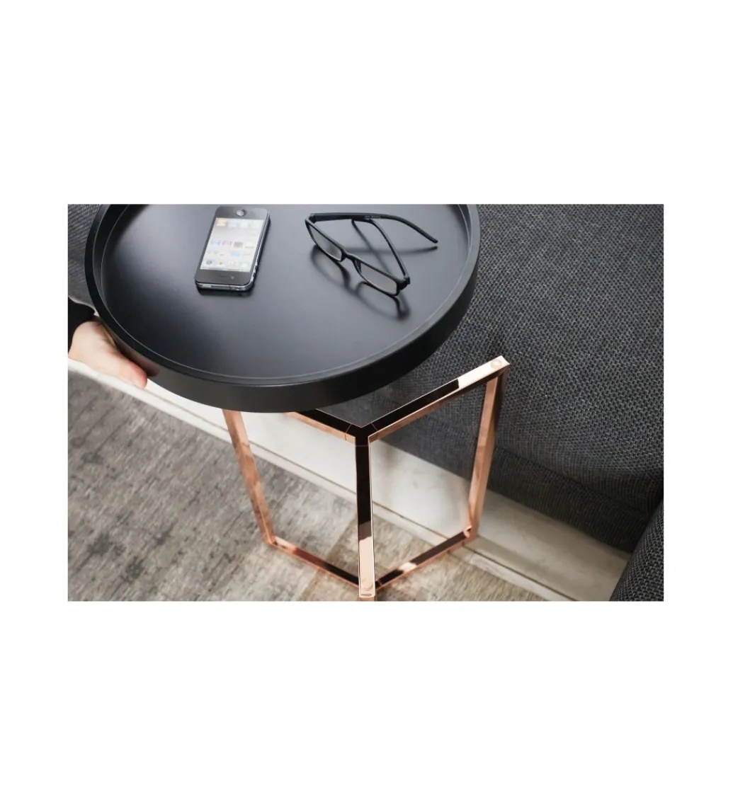 Stolik kawowy Modul 40 cm czarny*Invicta Interior Sale