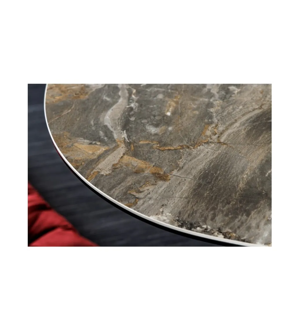 Stolik kawowy MONTREAL Marvelous 90 cm ceramika w optyce marmuru*Invicta Interior Discount