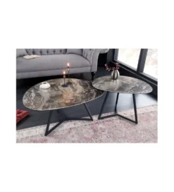 Stolik kawowy MONTREAL Marvelous 90 cm ceramika w optyce marmuru*Invicta Interior Discount