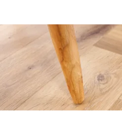 Stolik kawowy MOSAIK 60 cm naturalny teak*Invicta Interior - przedsprzedaż
