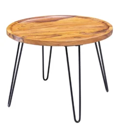 Stolik kawowy MULME 60 cm drewno sheesham*WOHNLING, GERMANY Hot